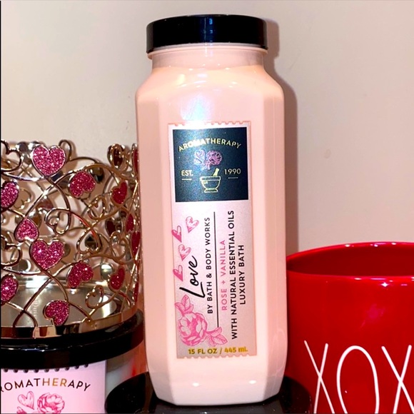 Bath & Body Works Bath & Body Love Rose Vanilla Bath Luxury Bath